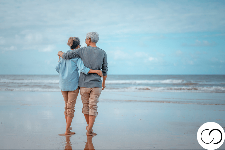 Couple debating burial insurance